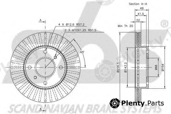  sbs part 1815202231 Brake Disc