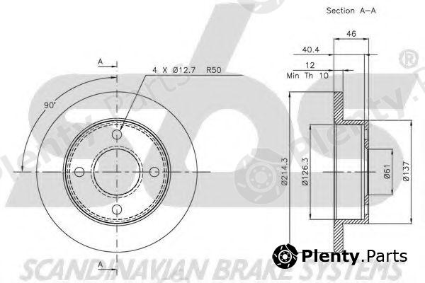  sbs part 1815202240 Brake Disc