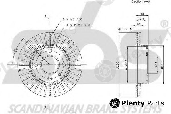  sbs part 1815202244 Brake Disc