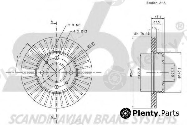  sbs part 1815202245 Brake Disc
