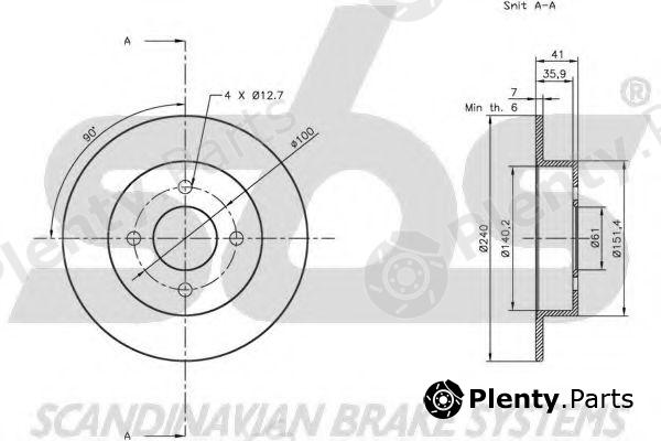  sbs part 1815202253 Brake Disc