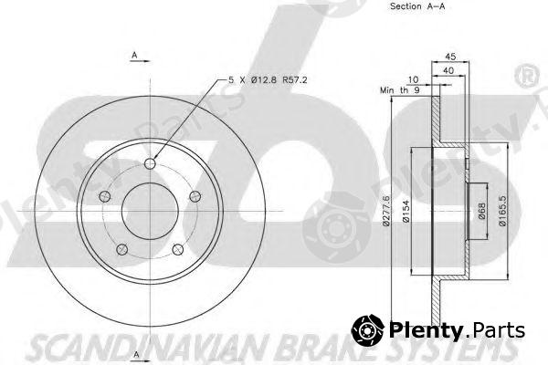  sbs part 1815202257 Brake Disc