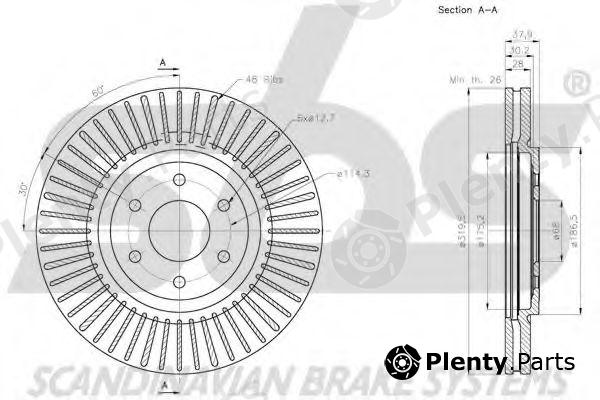  sbs part 1815202276 Brake Disc