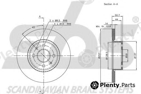  sbs part 1815202328 Brake Disc