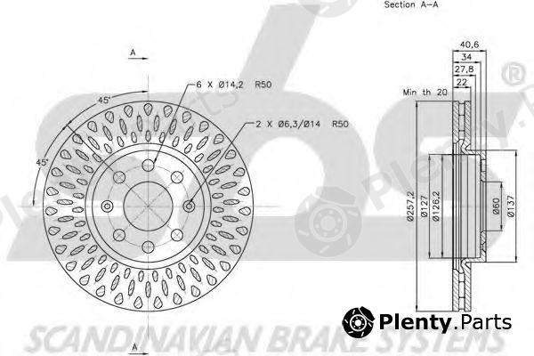  sbs part 1815202348 Brake Disc