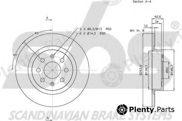  sbs part 1815202351 Brake Disc