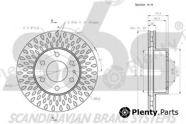  sbs part 1815202356 Brake Disc