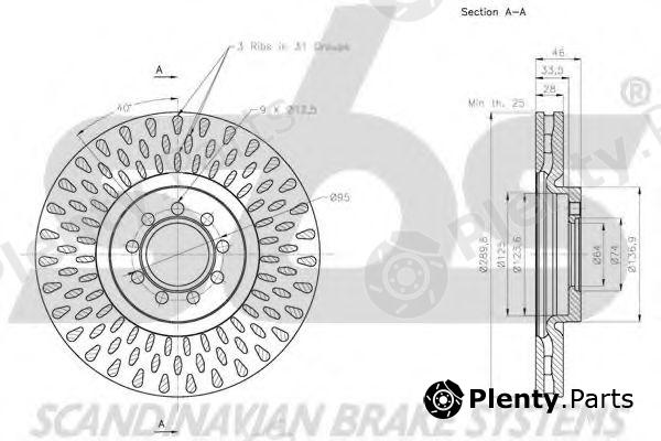  sbs part 1815202357 Brake Disc