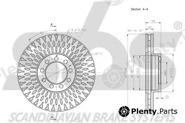  sbs part 1815202361 Brake Disc