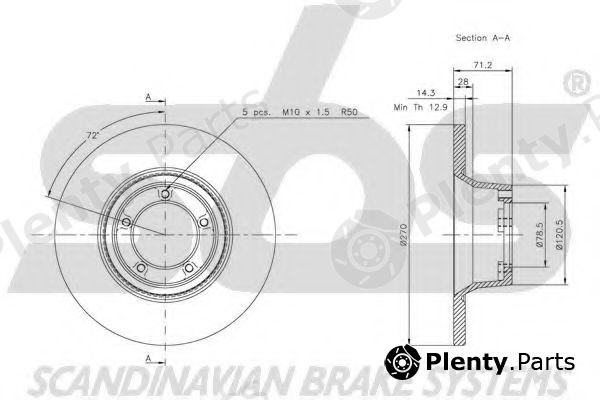  sbs part 1815202517 Brake Disc