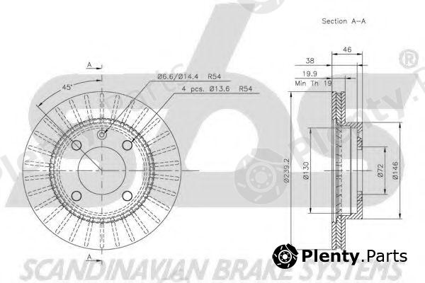  sbs part 1815202525 Brake Disc