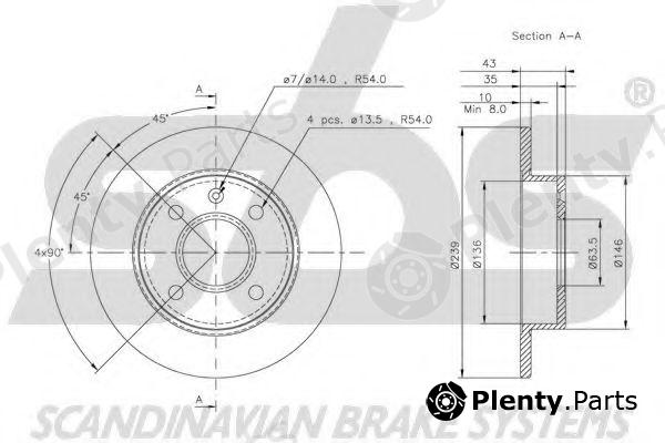  sbs part 1815202526 Brake Disc