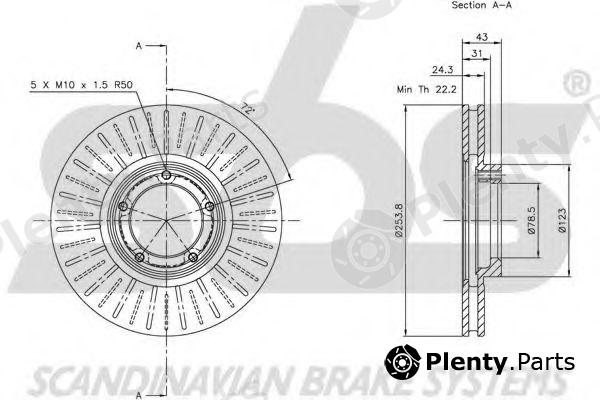  sbs part 1815202531 Brake Disc