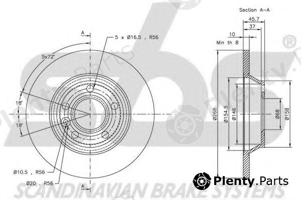  sbs part 1815202546 Brake Disc