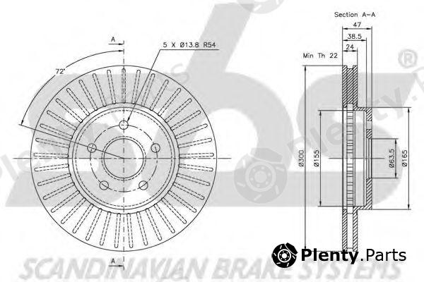  sbs part 1815202550 Brake Disc