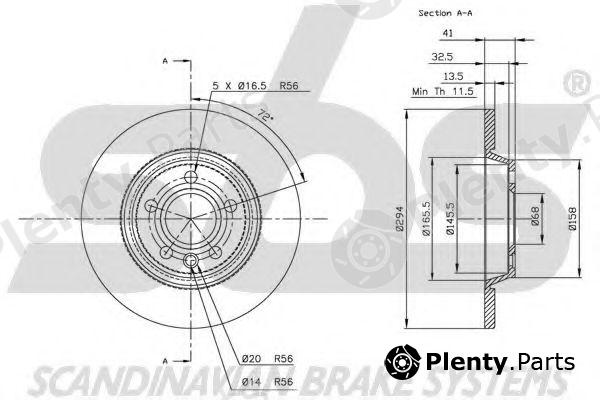  sbs part 1815202552 Brake Disc