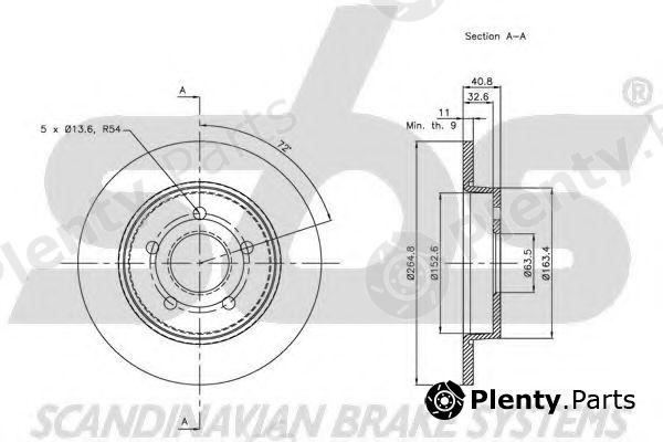  sbs part 1815202558 Brake Disc