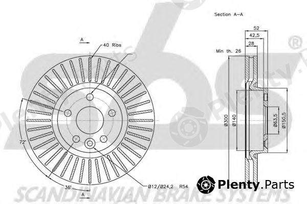  sbs part 1815202573 Brake Disc