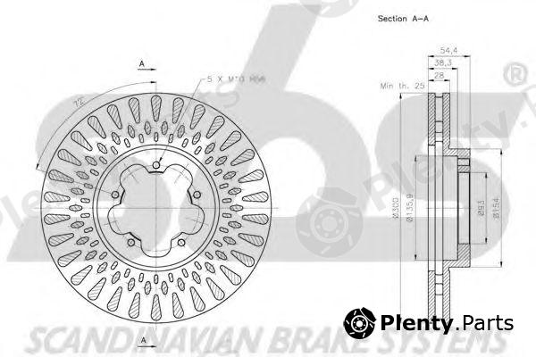  sbs part 1815202576 Brake Disc