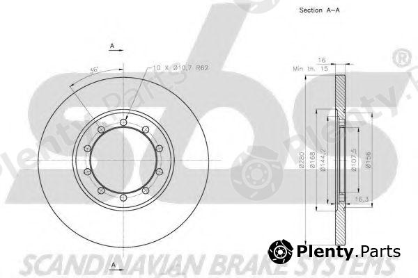  sbs part 1815202577 Brake Disc