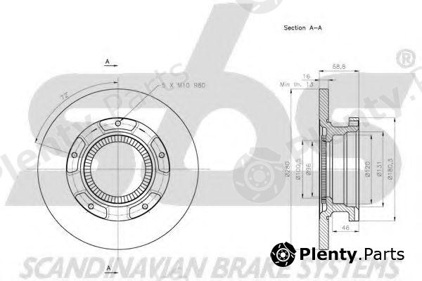  sbs part 1815202579 Brake Disc