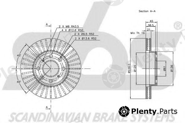  sbs part 1815202615 Brake Disc