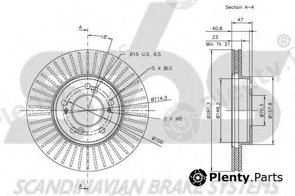  sbs part 1815202622 Brake Disc