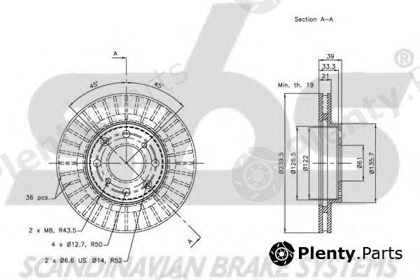  sbs part 1815202630 Brake Disc