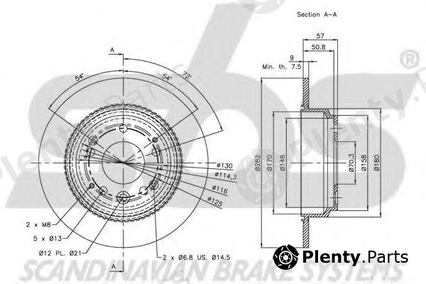  sbs part 1815202631 Brake Disc