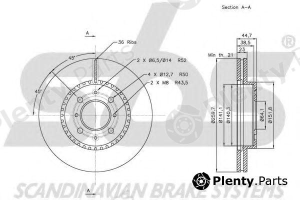  sbs part 1815202632 Brake Disc