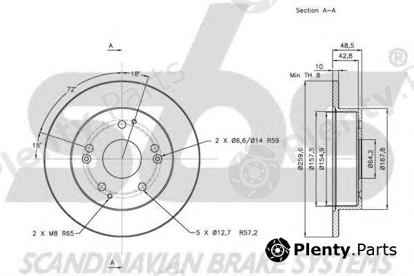  sbs part 1815202634 Brake Disc