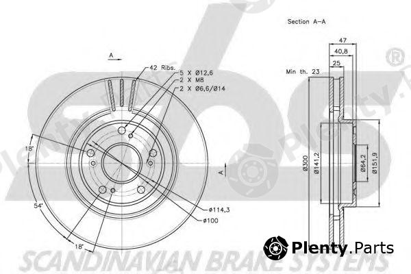  sbs part 1815202635 Brake Disc