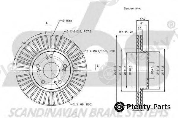  sbs part 1815202636 Brake Disc