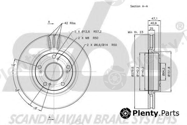  sbs part 1815202637 Brake Disc