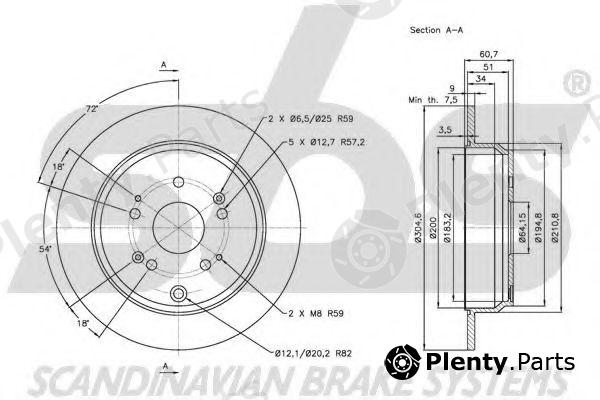  sbs part 1815202642 Brake Disc
