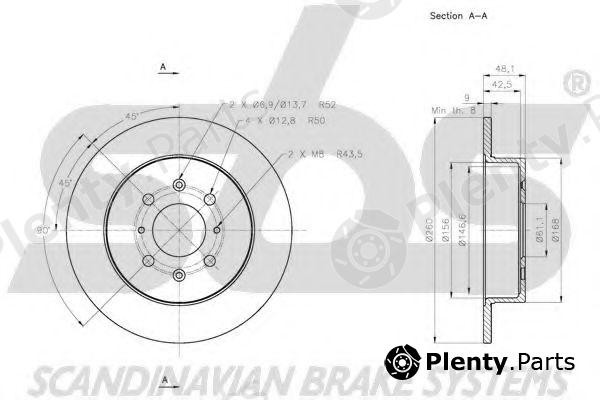  sbs part 1815202643 Brake Disc