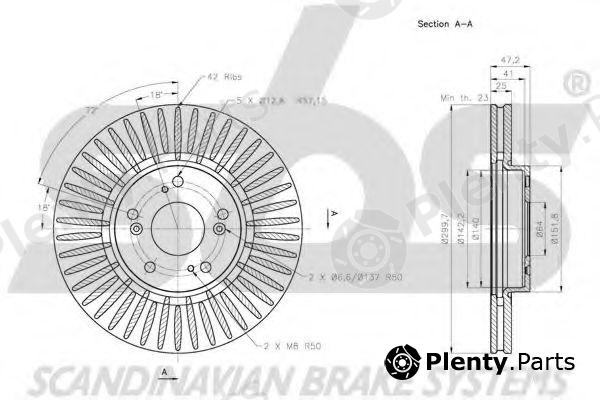  sbs part 1815202646 Brake Disc