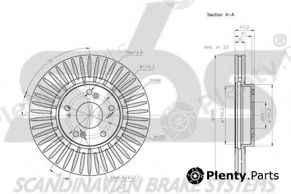  sbs part 1815202649 Brake Disc
