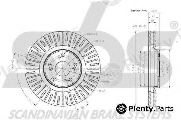  sbs part 1815202651 Brake Disc