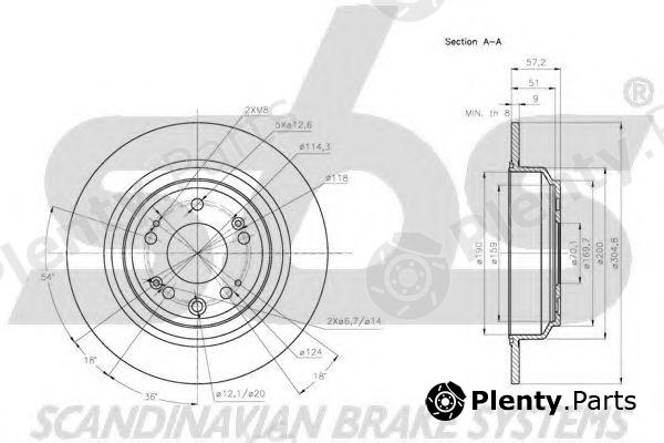  sbs part 1815202652 Brake Disc