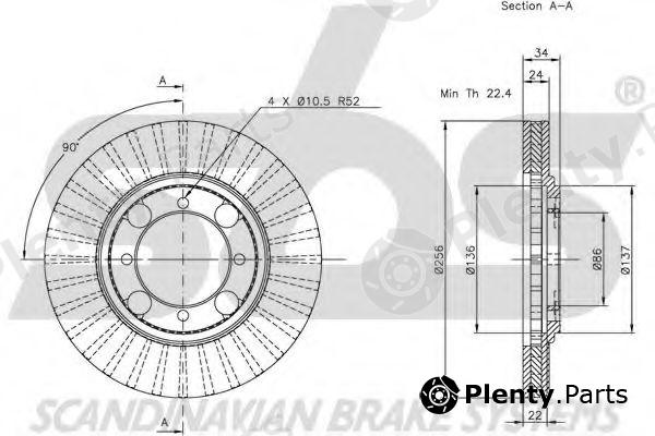  sbs part 1815203012 Brake Disc
