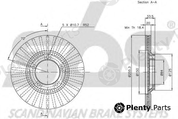  sbs part 1815203014 Brake Disc