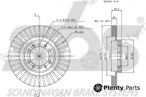  sbs part 1815203016 Brake Disc