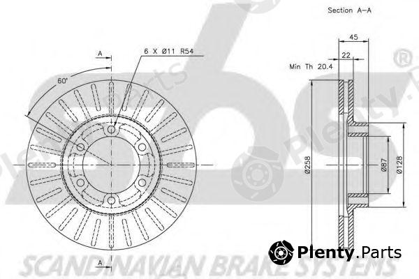  sbs part 1815203019 Brake Disc
