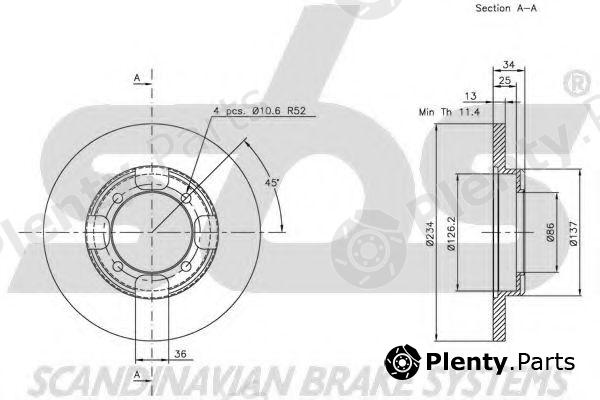  sbs part 1815203020 Brake Disc