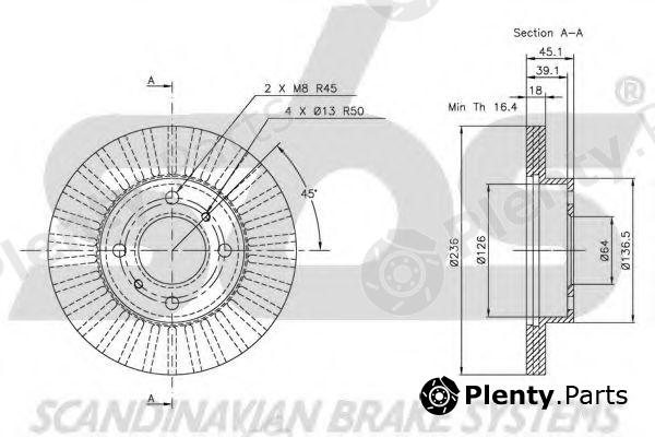  sbs part 1815203021 Brake Disc