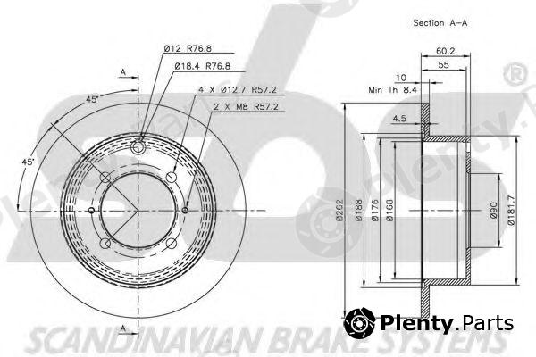  sbs part 1815203024 Brake Disc