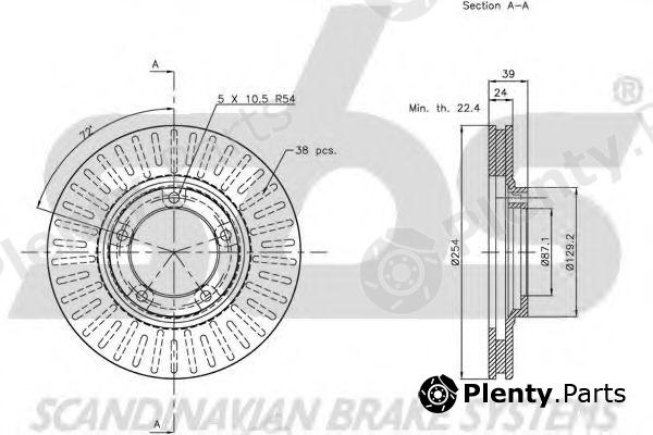  sbs part 1815203029 Brake Disc