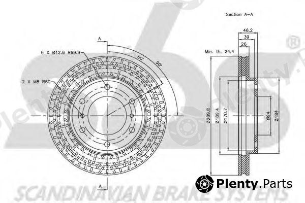  sbs part 1815203033 Brake Disc