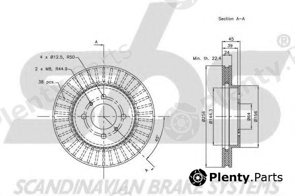  sbs part 1815203039 Brake Disc